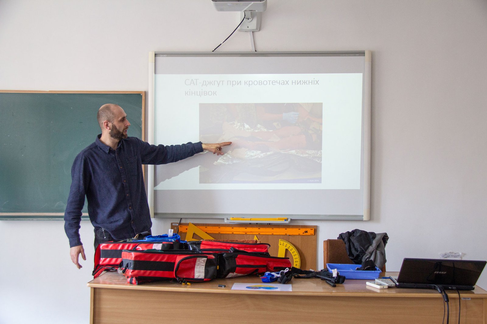 Тренінг з домедичної підготовки для першокурсників